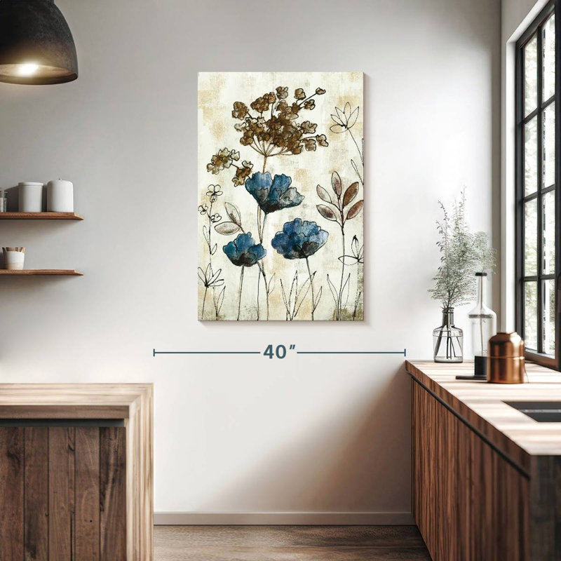 Harnek Botanical Trio II Neutral, 39" H x 26" W