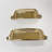 Eloise Unlacquered Brass Cabinet Center to Center Cup Pull-124392699