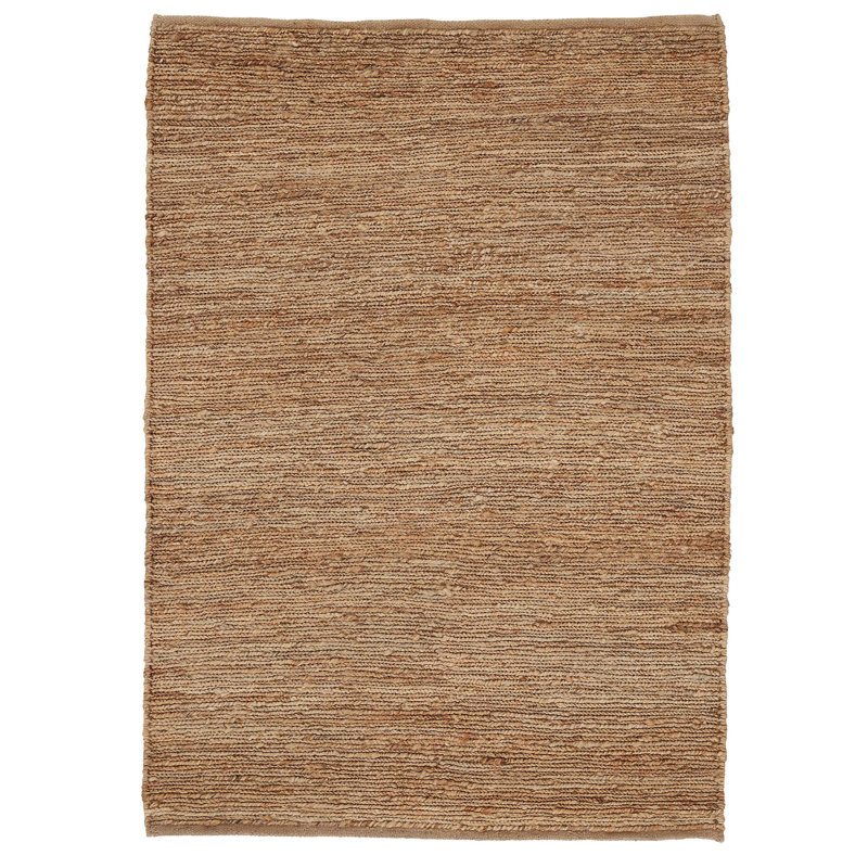 Nala Handwoven Nature Jute Beige Rug, Rectangle 160 x 230cm