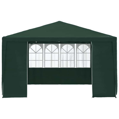 vidaXL Party Tent Green Polyethylene, Steel Large Collapsible