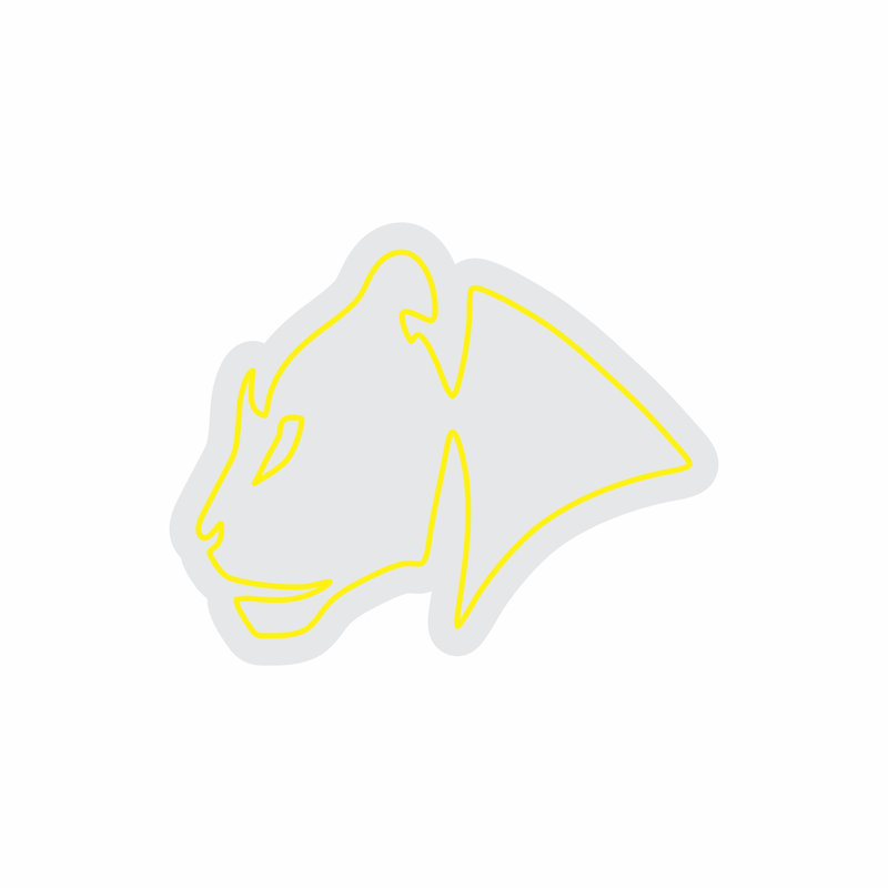  | Enseigne néon Bull Head | Fabriqué avec des tubes néon incassables durables offrant un éclairage lumineux et uniforme pendant plus de 50 000 heures sans gradation ni scintillement | 26 x 31.jp | Jaune