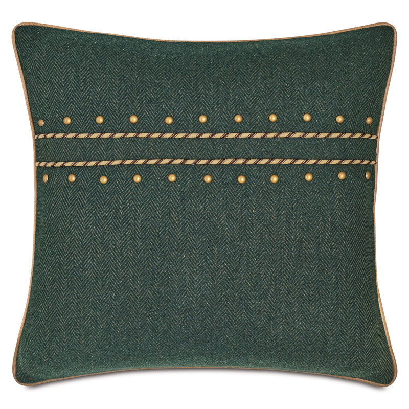 Lorenzo Nailhead Decorative Pillow