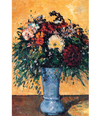 " Bouquet Of Flowers In A Vase " by Paul Cezanne