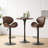 Modern Swivel Faux Leather Bar Stool-1578393036