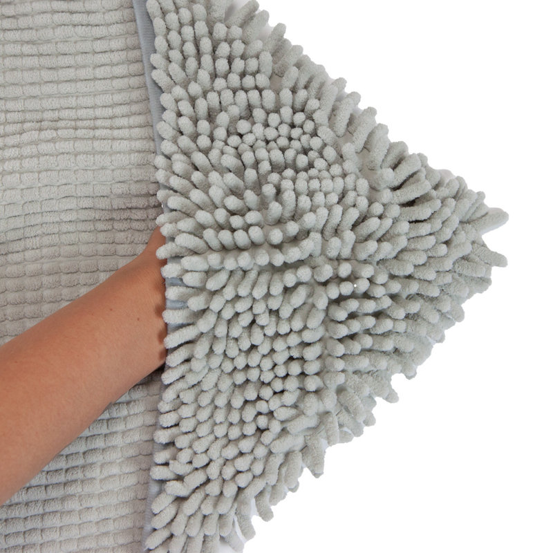 Chatière en microfibre Perro & Gato, H 24 po x l 14 po x P 0,5 po, Gris