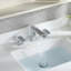 Dean Collection Two-Handle Widespread Short-Veseel Lavatory Bathroom Faucet with Drain Assembly - Chrome Polished-82373799
