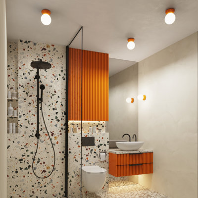 Zori Ceramic Flush Mount