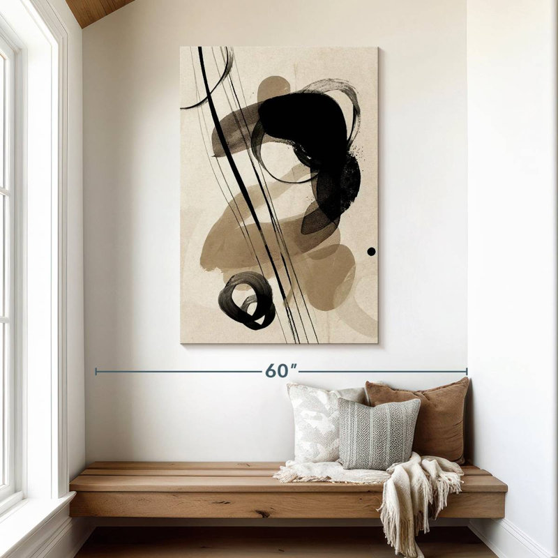Avery Beige Earth Hues I, 48" H x 32" W