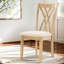 Chaise en bois d'hévéa