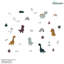 Animals Non-Wall Damaging Wall Decal