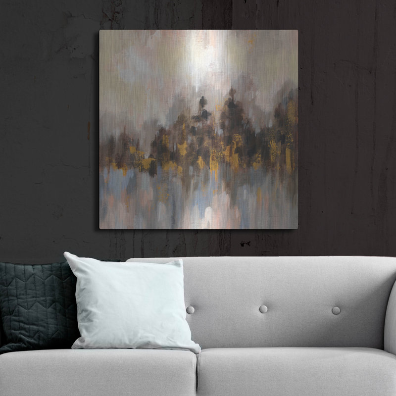 " Blushing Forest I " by Silvia Vassileva, 36" H x 36" W