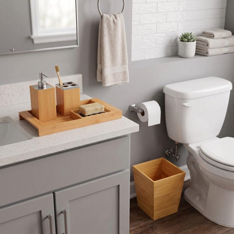 Bamboo Vanity Accessories