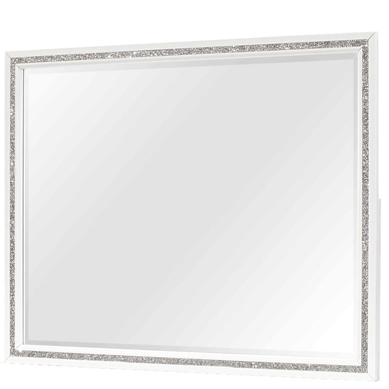 Miroir blanc scintillant