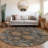 Cadenza Blue Washable Indoor-Outdoor Rug - -497760973