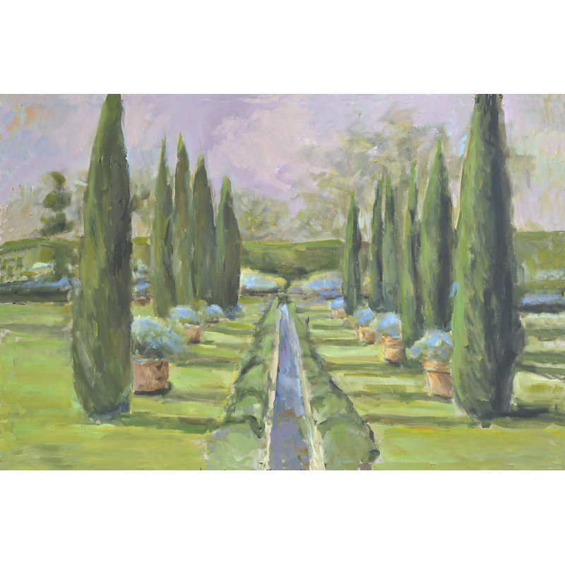 Garden Path by Allayn Stevens - No Frame Print on Canvas, 30cm H x 46cm W x 3.8cm D