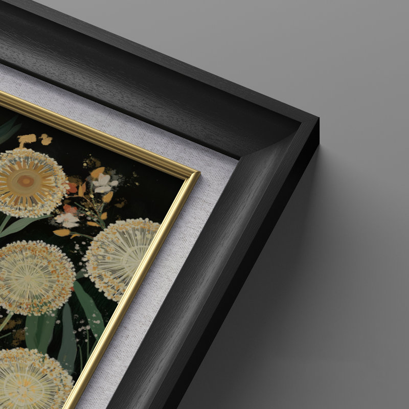 Floral Meadow Bold Boldical, Noir