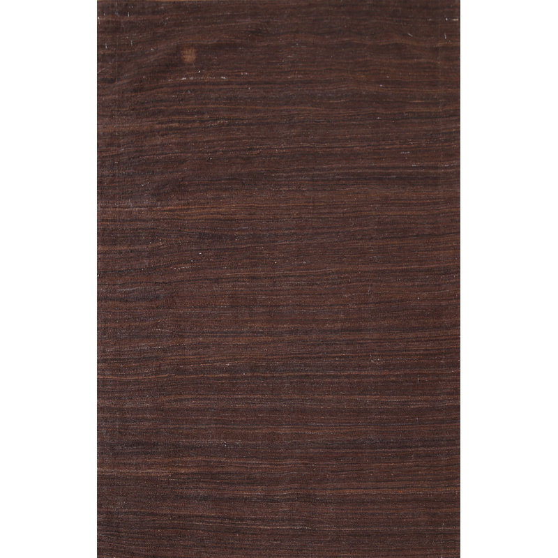 Tapis oriental en laine terre Kilim 3 x 5