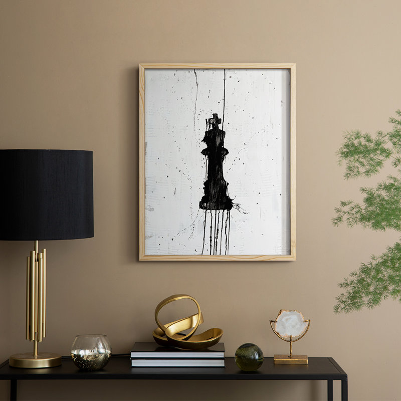 Rehearsal I Framed Print - Solid Wood, 21" H x 17" W