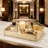 Luxury Perfume Tray & Jewelry Organizer, Decorative PU Leather Vanity Tray For Dresser, Nightstand, And Bathroom Countertop, Elegant Catch-All For Essentials, Perfect Gift For Women