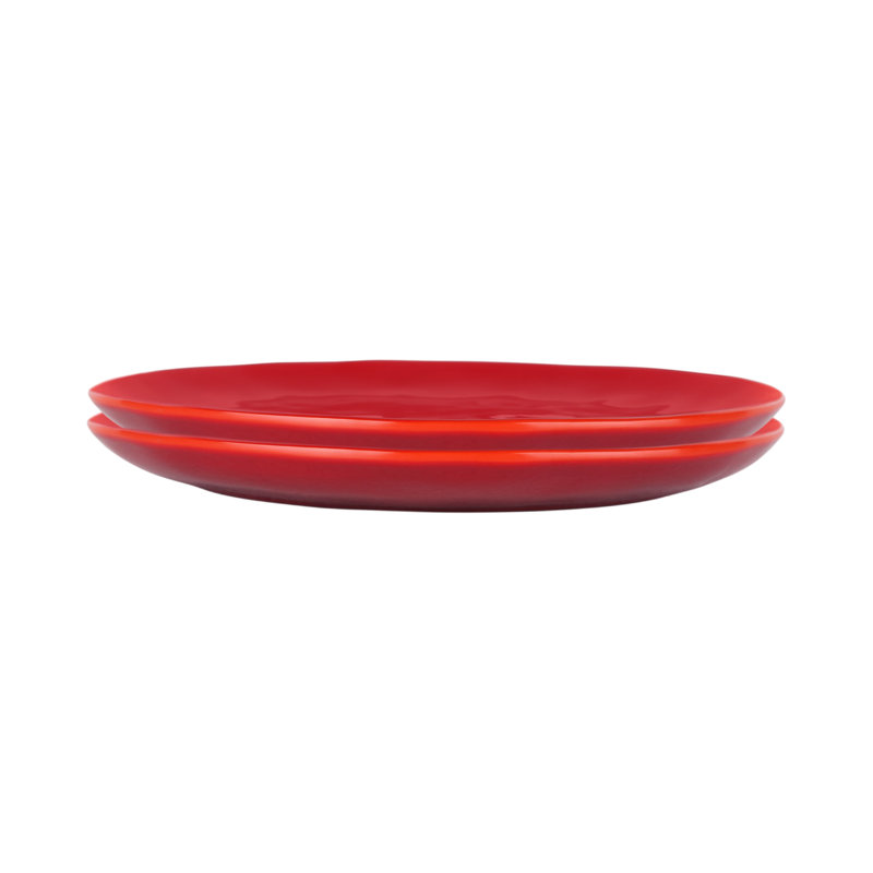 7 , Set of 6, Red
