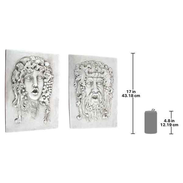 Opimus and Vappa Wall Sculptures - Large Scale Set Includes