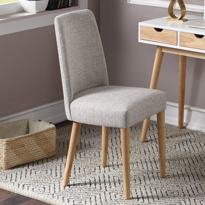 Chaise Taylor avec pieds et tissu gris