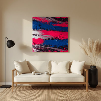 Neo Expressionism 27 Purple Metal Wall Art
