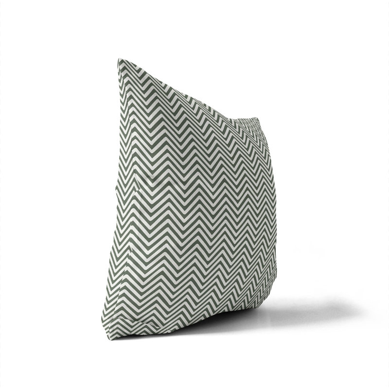 Coussin Chevy, Chimichurri / vert, H 18 po x l 18 po
