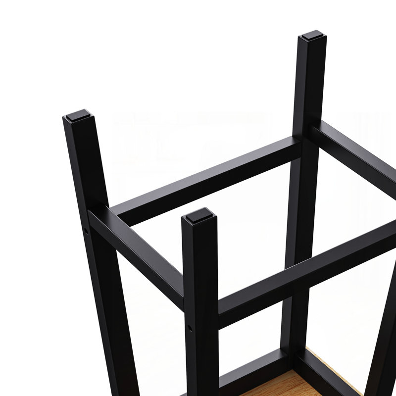 48inch Large Kitchen Island with 2 Bar Stools, Power Outlet, Door Internal Storage Rack, Kitchen Storage Cart on 5 Wheels with Drop Leaf, 5 Open Side Racks, 2 Drawers,for Kitchen,Dining Room