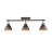 Drakeford 35.375'' 3 -Light Fixed Track Track Kit with Dimmable and Adjustable Head-543624330-661358184