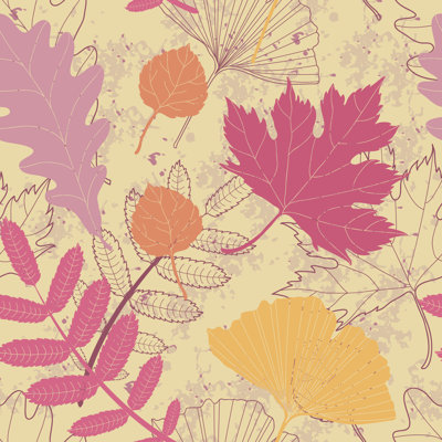 Autumn Leaves - Wrapped Canvas Print