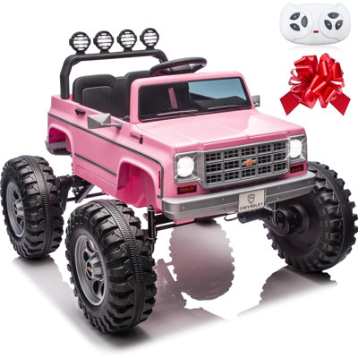 24V 4*200W Kids Electric UTV W/ Remote Control, Large Seat & 3 Speeds (Ages 3-8)