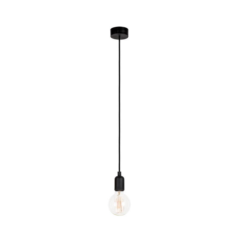 Brazell 1 - Light Single Pendant, Black