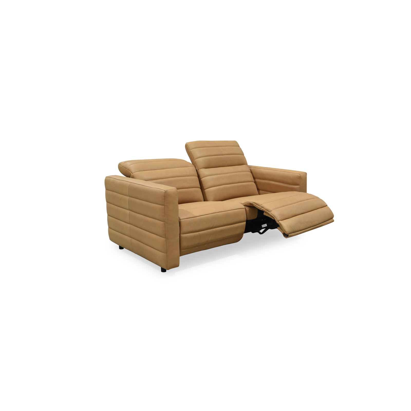 Waldo 65" Genuine Leather Reclining Sofa