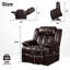 Fauteuil de massage chauffant en similicuir-1574268688
