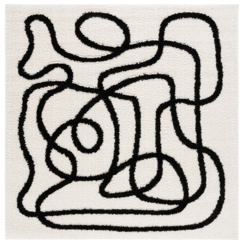 Darshini Geometric Area Rug, Square 201 cm