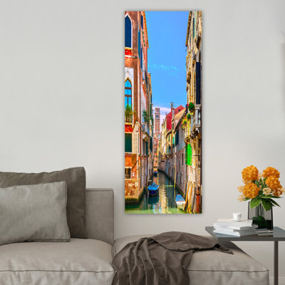 Superbe peinture sur toile décorative, 11,8 po x 31,5 po | 100% toile, encadrée avec un cadre 100% bois (épaisseur: 1,6 po) | Parfait pour la décoration intérieure, le salon et le bureau, élégant et accrocheur
