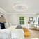 Chisholm 20" 7-Blade Modern Bladeless Caged White Ceiling Fan with Lights and Remote