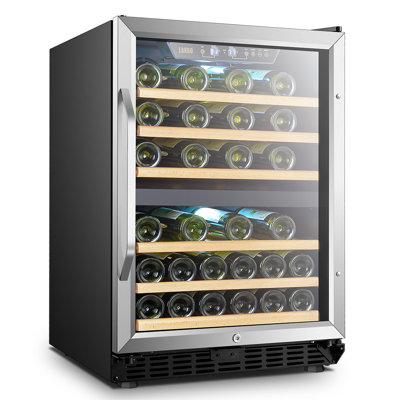 24" 44 Bottle Dual Zone Freestanding/Built-In Wine Refrigerator