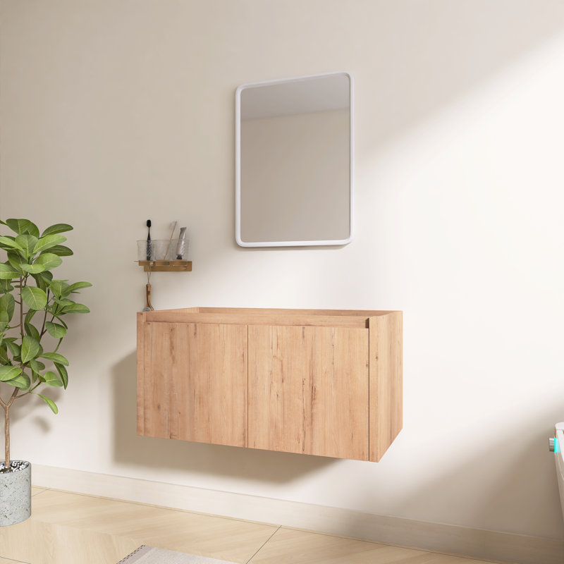Lavenia 36" Single Wall-Mounted Bathroom Vanity Base Only