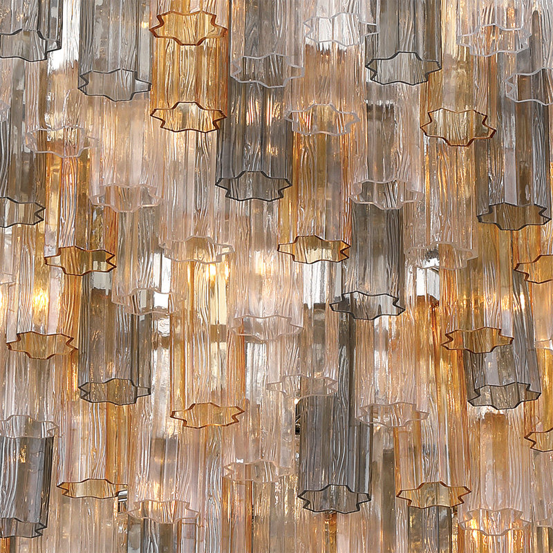 Lustre en laiton vieilli 62 po