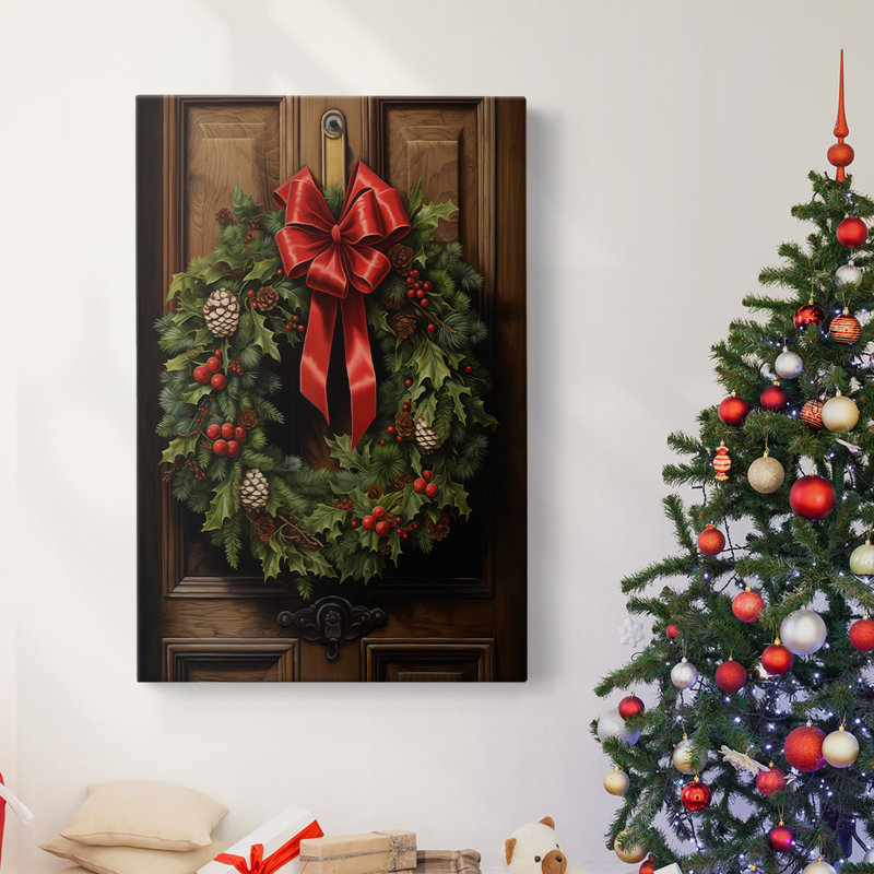 Art des Fêtes de Noël - Toile tendue avec châssis DCLxxi, H 36 po x l 24 po