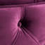 Velours fuchsia élégant pour un espace moderne et tendance avec assise profonde