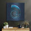 Art mural en métal luxueux «Cyanorphe mer 2» par Sue Schlabach-106415728
