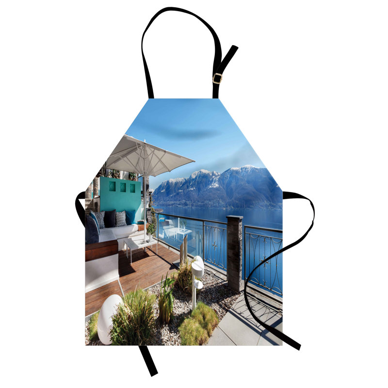 No Pattern Bib Apron