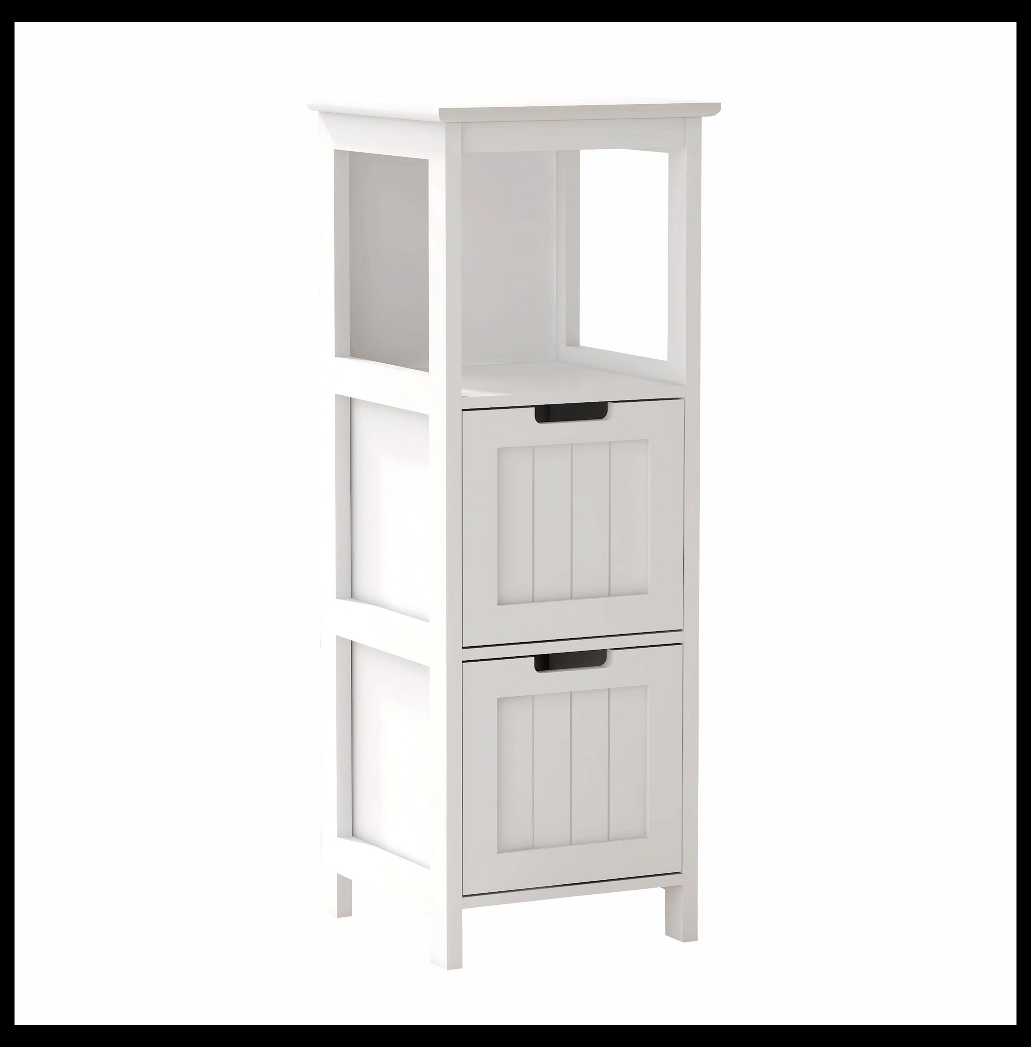 NTYUNRR Bathroom Floor Cabinet With 2 Drawers And 1 Storage Shelf | Wayfair