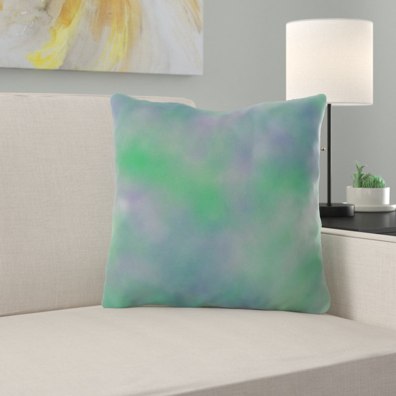 Seamless Tiling Clouds Throw Pillow, Indoor