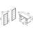 Raker 3 Piece Executive Desk Office Set-1268325533
