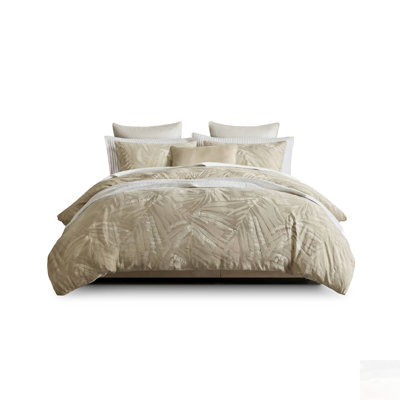 3-Piece Cotton Duvet Set with Linen Texture, Soft and Wrinkle-Resistant for Comfortable Sleep