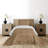 Traditional Polyester Geometric Shapes Coverlet